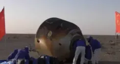 सुरक्षित वापस लौटे चीनी शनचो-20 अंतरिक्ष यान के तीन सदस्य