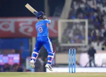 Samson's 82 off 41 powers India to 249/5 vs West Indies in 2nd T20I