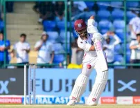 2nd Test: Campbell, Hope smash unbeaten fifties as Windies fight back, trail India by 97 runs