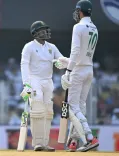 2nd Test: Muthusamy’s century, Jansen’s fifty take South Africa to 428/7