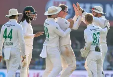 2nd Test: South Africa swell lead to 314 after Jansen's six-for bowls out India for 201 (ld)