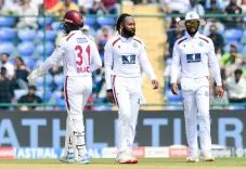 How Did West Indies Reach 26/1 at Tea After India's Declaration on 518/5?