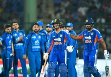 Abhishek Sharma's 30-ball T20I ton powers India to 221/7 vs Afghanistan
