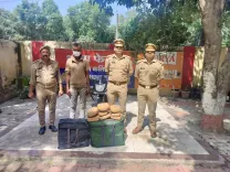 नोएडा में ₹8 लाख का 41 किलो गांजा बरामद, झारखंड का युवक गिरफ्तार; बिहार-NCR तस्करी नेटवर्क की जांच