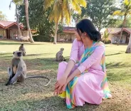 How Did Adah Sharma Celebrate Navratri with Monkeys?