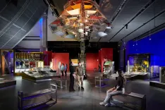 How has the Adani Green Energy Gallery in the UK attracted a million visitors?