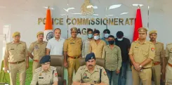 आगरा में चांदी चोरी गैंग का भंडाफोड़: 5 गिरफ्तार, 16 किलो चांदी व 2 लग्जरी कारें बरामद