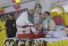 क्या अहमदाबाद में सीएम भूपेंद्र पटेल ने श्रीमद् भागवत कथा सप्ताह में भाग लिया?