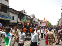 Ahmedabad Rath Yatra 2025: AI surveillance, 31,000 cops secure Saraspur halt
