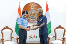 India, Cote d'Ivoire Air Force chiefs meet in New Delhi to boost defence ties