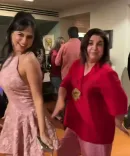 Akanksha Chamola dances to 'Saat Samundar Paar' with Farah Khan at Lock Upp 2 party