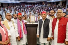 Akhilesh Yadav marks Constitution Pillar Day, vows social justice rule