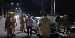 एएमयू कैंपस में नशे में धुत युवक-युवती का हंगामा, बिना नंबर प्लेट की कार से घुसे; पुलिस को सौंपा