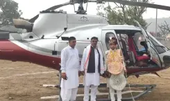 क्या अलवर में शादी उत्सव बन गई? दूल्हा हेलीकॉप्टर से दुल्हन लेने आया!