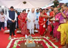 Amit Shah, CM Fadnavis launch Ambabai Temple Pradakshina Marg in Kolhapur