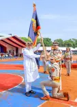 Amit Shah Confers President's Colour on Puducherry Police