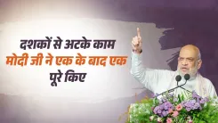 Amit Shah credits Modi for completing decades-old cultural, national goals