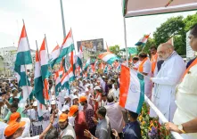 Amit Shah flags off Har Ghar Tiranga Yatra in Puducherry
