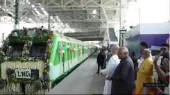Amit Shah flags off India's first LNG-powered train at Sabarmati