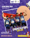Amit Shah hails India's bronze in Men's 4×400m Relay at Asian Games 2026