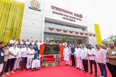 Amit Shah Inaugurates Cooperative Bank HQ, Renames Sugar Mill in Ichalkaranji
