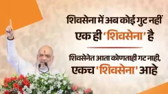 Amit Shah: 'There is only one Shiv Sena, no factions'