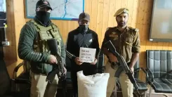 अनंतनाग पुलिस ने 5.9 किलो से अधिक नशीला पदार्थ बरामद किया, 5 तस्कर गिरफ्तार