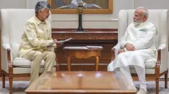 Did Andhra Pradesh CM Naidu Congratulate PM Modi on His 25th Year in Government?