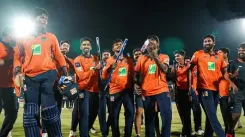 आंध्रा प्रीमियर लीग 2025 : अमरावती रॉयल्स को पांच विकेट से हराकर तुंगभद्रा वॉरियर्स ने जीती ट्रॉफी