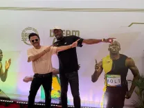 Did Anil Kapoor Have a Memorable Day with Usain Bolt While Applauding India's Young Sprinters?