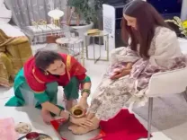 Ankita Lokhande washes her BFF Srishty Rode's feet, latter blesses her