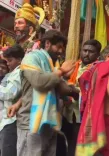 Crazy Kalyanam team seeks blessings at Khairatabad Ganesh ahead of release