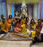 Did Anurag Basu's 31st Year of Saraswati Pooja Bring Dangal Sisters Sanya Malhotra and Fatima Sana Shaikh Together?