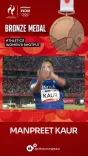 Anurag Thakur Hails Manpreet Kaur's Shot Put Bronze