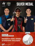 Anurag Thakur Hails Silver for India's Women Trap Shooting Trio