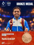 Anurag Thakur Hails TOPS Athlete Navdeep's Bronze at Asian Para Games 2026