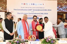 Anurag Thakur joins JPC meet with Goa Assembly on ONOE