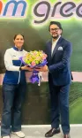 Anurag Thakur Meets Army Shooter Neeru Dhanda, Hails 3 Asian Games Medals