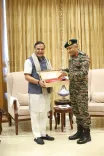 Army's 4 Corps GOC calls on CM Himanta at Lok Sewa Bhawan