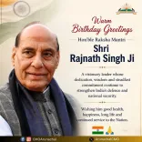 Arunachal CMO Wishes Rajnath Singh on Birthday