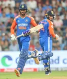 Abhishek, Tilak record fifties power India to 211/6 vs Pakistan in Asian Games final