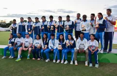 Indian women win Asian Games 2026 gold, crush Sri Lanka by 147 runs