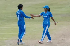 Charani's 4-10 bowls Japan out for 57 as India cruise into Asian Games SF