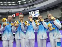 China wins 14th straight women's gymnastics gold at 2026 Asian Games