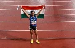 एशियन गेम्स 2026: हरिता भद्रा ने 200 मीटर में जीता ब्रॉन्ज, अनिमेष कुजूर पुरुष फाइनल में 5वें