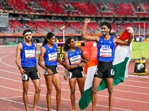 Mixed 4x400m relay: India wins silver at 2026 Asian Games in Nagoya