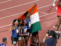 Asian Games 2026: India wins silver in mixed 4x400m relay with 3:14.46