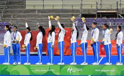 एशियन गेम्स 2026: भारतीय महिला हॉकी टीम दूसरी बार चैंपियन, फाइनल में चीन को 1-0 से हराया