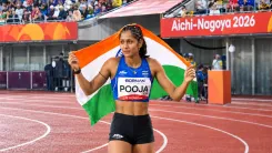 एशियन गेम्स 2026: पूजा ने हाई जंप में 1.84 मीटर की छलांग से जीता ब्रॉन्ज, 24 साल का सूखा खत्म
