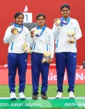 Asian Games 2026: India women's compound archery trio defends gold, equals world record in 238-234 win over China